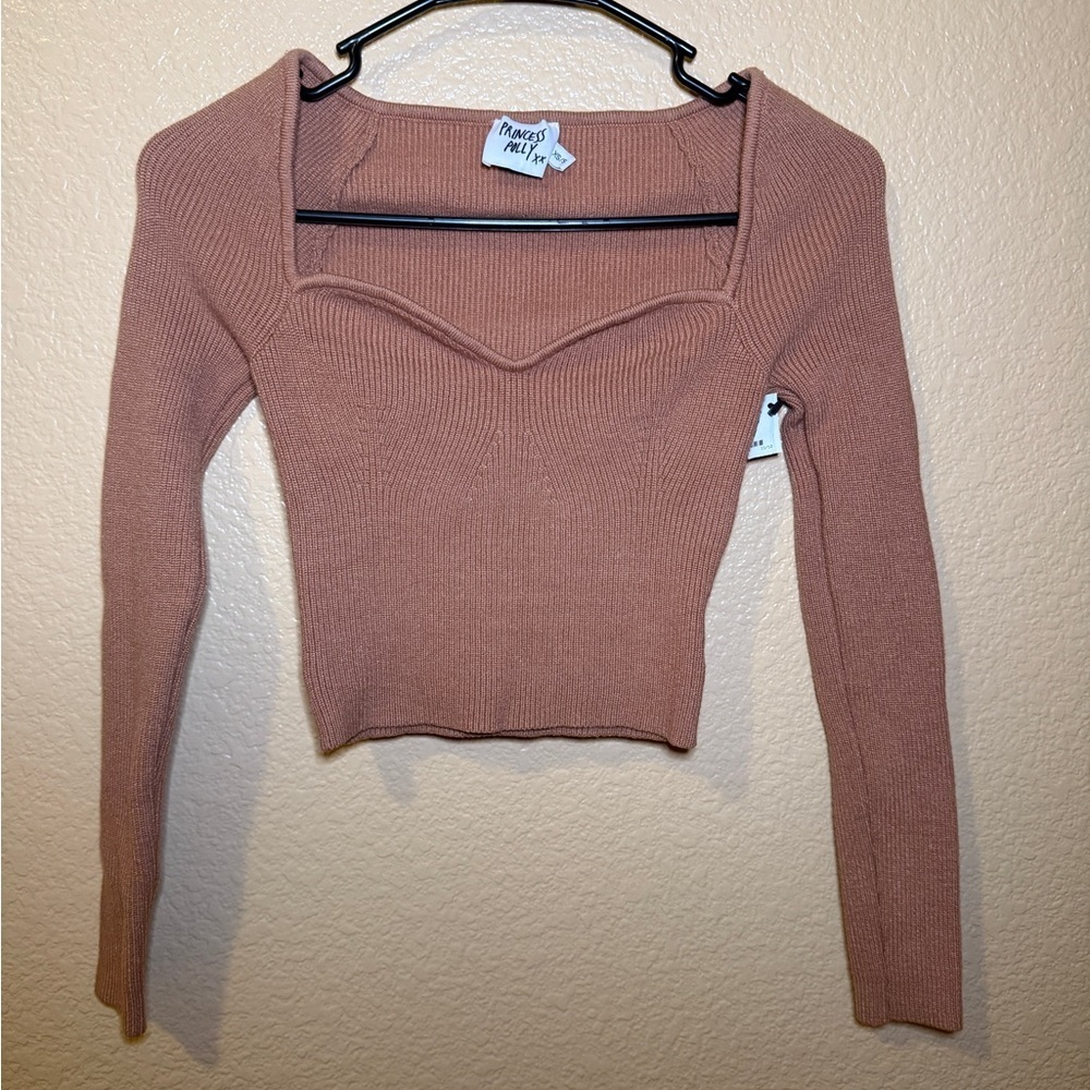 Princess Polly Brown Crop Top